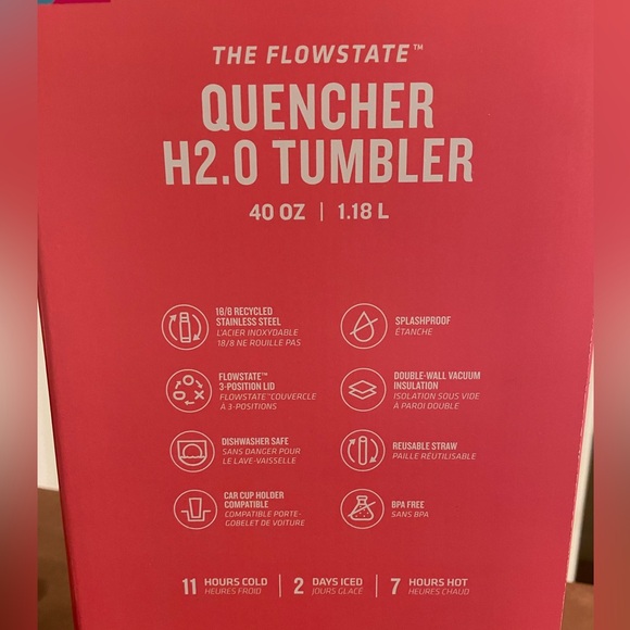 Barbie x Stanley 40 oz Icon Quencher Tumbler Limited Edition Dishwasher Safe NWT - Picture 8 of 10